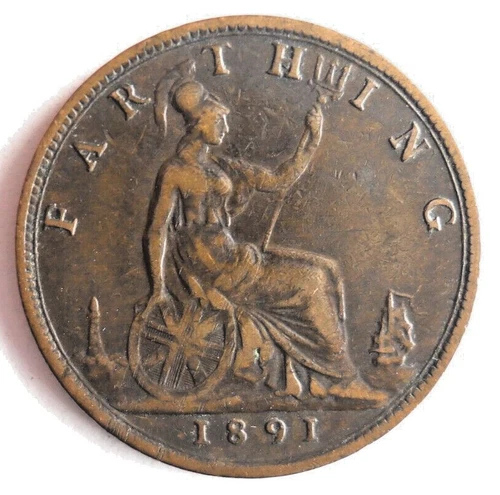 1891 Victoria Farthing — photo from the most recent tracked eBay sale
