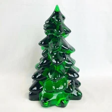 Mosser Glass Christmas Tree Large 8” Gold Blue Red Green