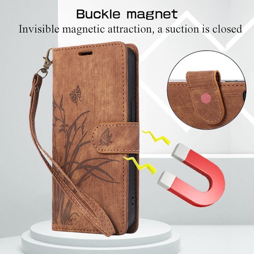 For iPhone 16 15 14 13 12 11 Pro Max Leather Women Wallet Flip Case Stand Cover - Picture 37 of 68