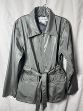 Louis Paris Raincoat Womens Large Nylon