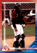 2003 Midwest League Top Prospects #22 Rene Rivera Bayamon Puerto Rico PR Card