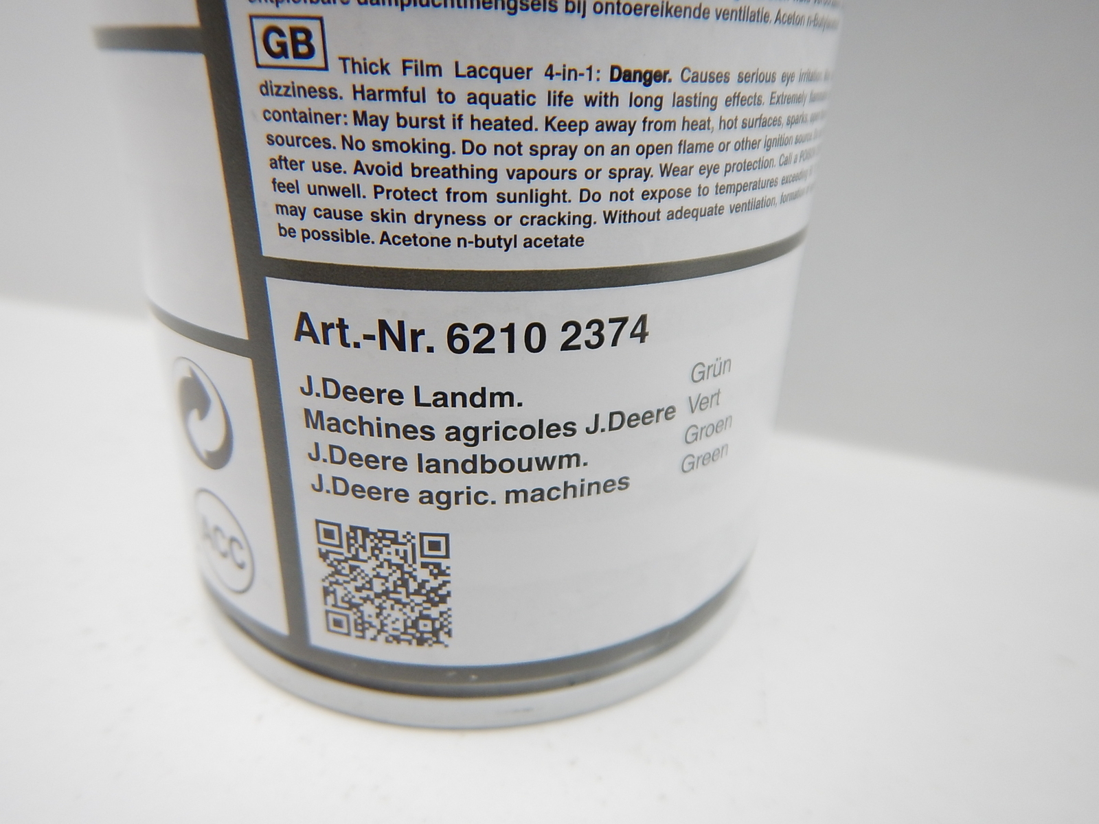 FORCH 4-in-1 Traktor Lackspray – GRÜN, 400 Ml, Dickschichtlack Mit Rostschutz, Schnell Trocknend