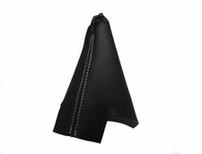 Weiß Echtlede Schaltmanschette Schaltsack Für KIA RIO 2000-2005