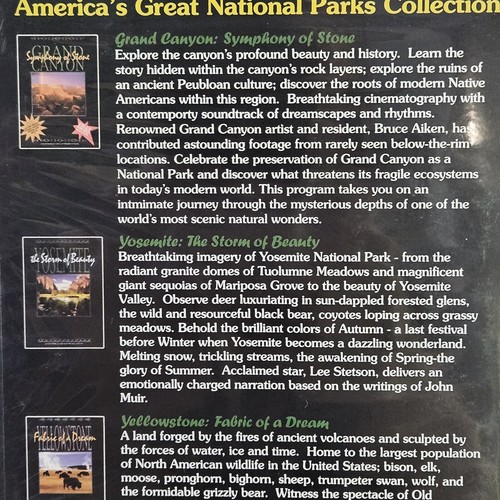 America’s Great National Parks Collection Grand Canyon Yosemite Yellowstone New - Picture 4 of 4