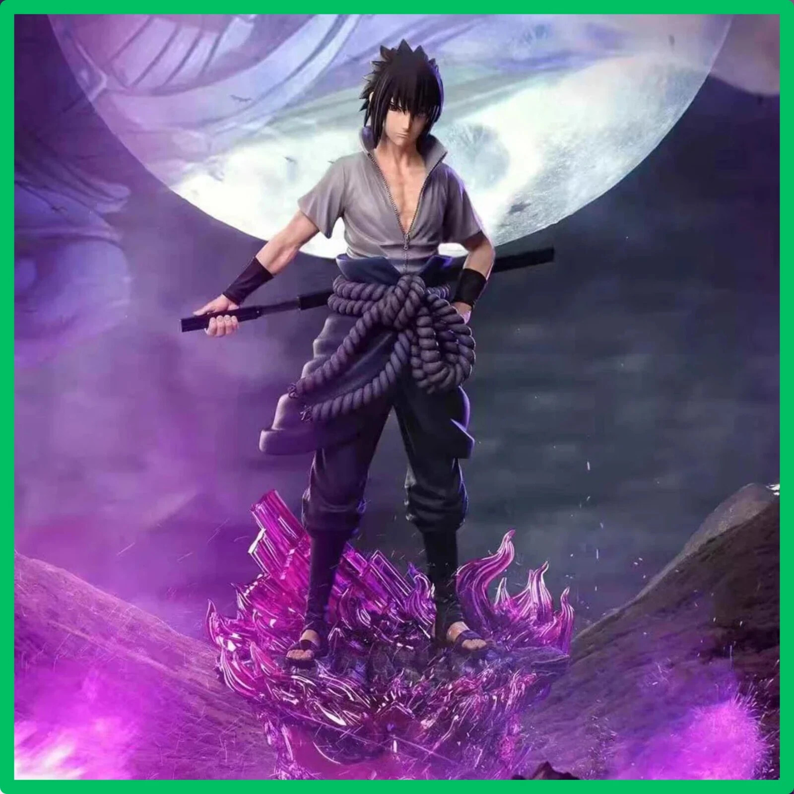 Figurine Naruto Sasuke MegaHouse PVC statuette anime Uchiha collection