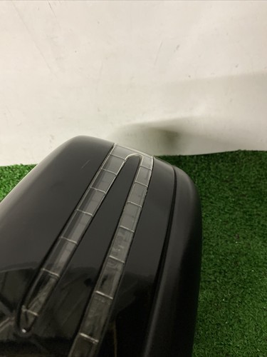 W204 MERCEDES 10-11 C CLASS Left Driver DOOR REAR VIEW MIRROR Black - Picture 2 of 12