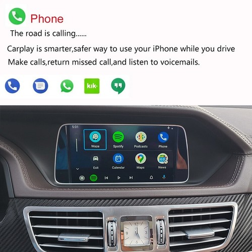 Wireless Carplay Android Auto Interface for Mercedes E-Class 2012-2015 (W212) - Picture 5 of 10