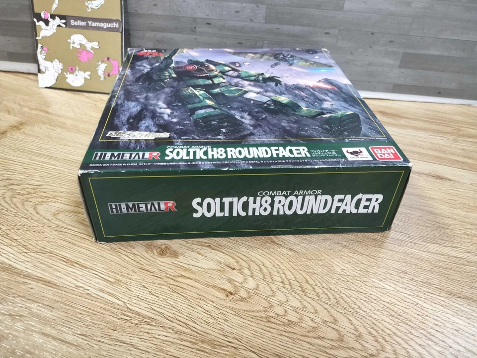 Bandai Hi-Metal R Fang of the Sun Dougram Soltic H8 Roundfacer Japón SIN USAR Foto 3 de 4