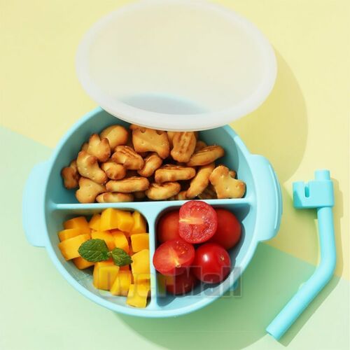 Platos de silicona para niños pequeños, placas de succión para bebé - Imagen 3 de 13