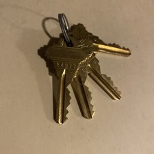 4 Schlage House Keys Cut by Code / Random Key 5-pin Punched - All matching