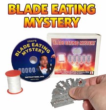 RAZOR BLADE EATING MYSTERY Swallowing Magic T...