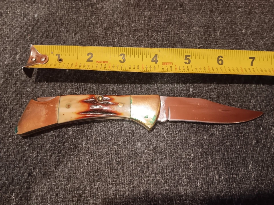 Case XX 5 Dot Mako Lockback With Leather Case XX Holster with Original Box - Image 4 of 4