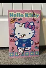 2003 Sanrio Hello Kitty Tin Metal Magnet Hanging Sign Pink Vintage