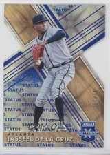 2019 Panini Elite Extra Edition Status Blue Die-Cut 57/75 Jasseel De La Cruz s3g