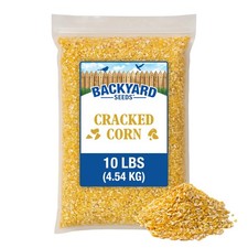CountryMax 10LB Cracked Corn Chicken Feed for Birds Deer Squirrels