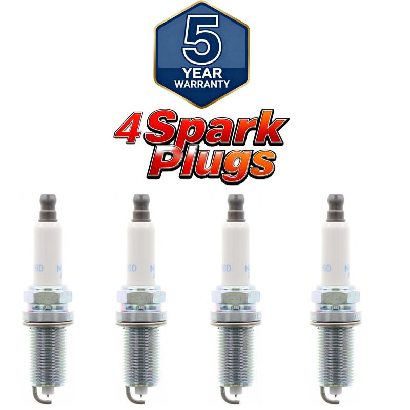 Set of 4 NGK ILZFR6D11 Laser Iridium Spark plugs 1208  Pre-Gapped 100k Miles