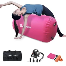 AKSPORT Air Roller Gymnastics Air Barrel for Backbends and Back Handsprings E...