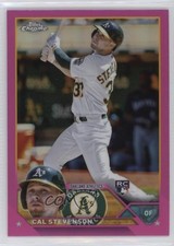 2023 Topps Chrome Pink Refractor Cal Stevenson #199 0q1p