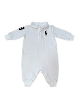 Ralph Lauren white long sleeve bodysuit . Size 3m