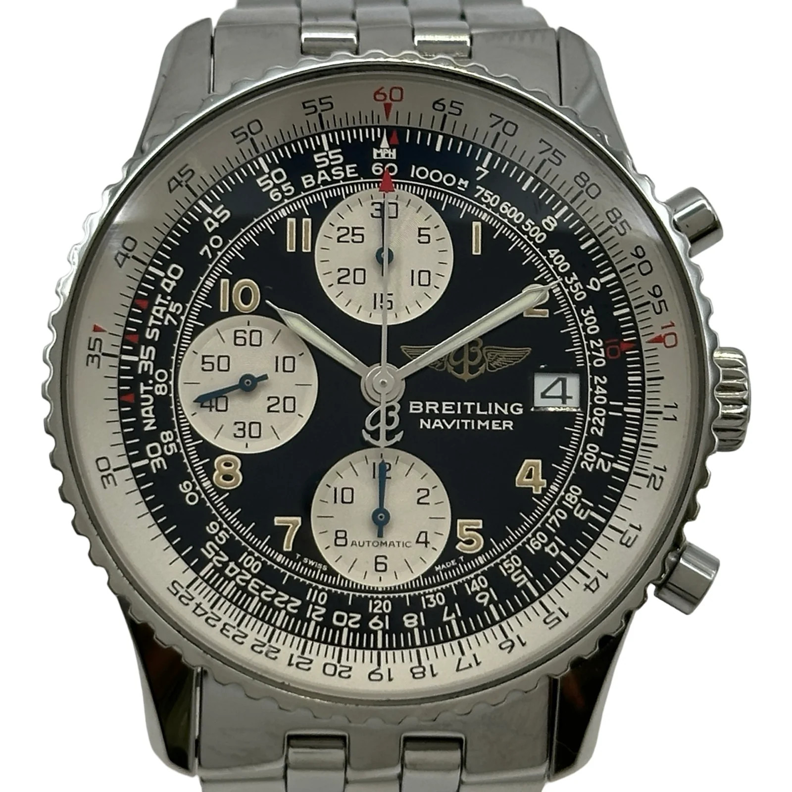 BREITLING Old Navitimer A13022 Black Stainless