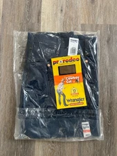 Wrangler Cowboy Cut Jeans Men's Size 38x34  Pro Rodeo 13MWZ Rigid Indigo