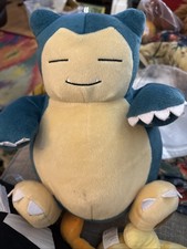 Pokemon Snorlax Big 34cm Plush Doll Banpresto 100 authentic