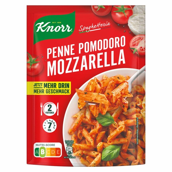 Knorr Penne Pomodoro Mozzarella 181G Packung-image