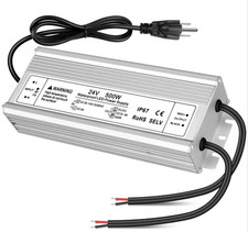 24V 500W Waterproof LED Power Supply Driver - IP67 AC 110V to DC 24V