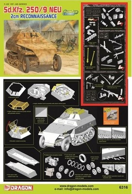 Dragon 6316 - 1:35 Sd.Kfz.250/9 NEU 2cm Reconnaissance - Neu
