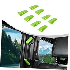 for Jeep JL A&B Pillar Grab Handles Trim Cover for 2018-2023+ Jeep Green