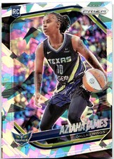 2025 Panini Prizm WNBA #83 Aziaha James Ice Prizms RC