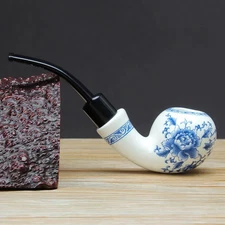 2025 MUXIANG Ceramic Tobacco Pipe Handmade porcelain Smoking Pipe Gift Men Women