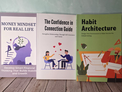 Self-Help Books Bundle - Habit Architecture, Money Mindset, Confidence in Connec