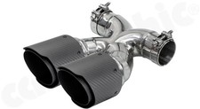 CARGRAPHIC Sport-Endrohr-e 100mm Carbon / Edelstahl 718 Cayman Boxster Auspuff