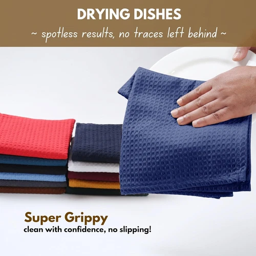 Native Fab Waffle Kitchen Towels - Thumbnail 5
