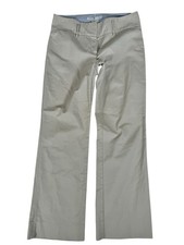 Tommy Hilfiger Stretch Beige Flat Front Straight Leg Chino Pants Women's Size 6