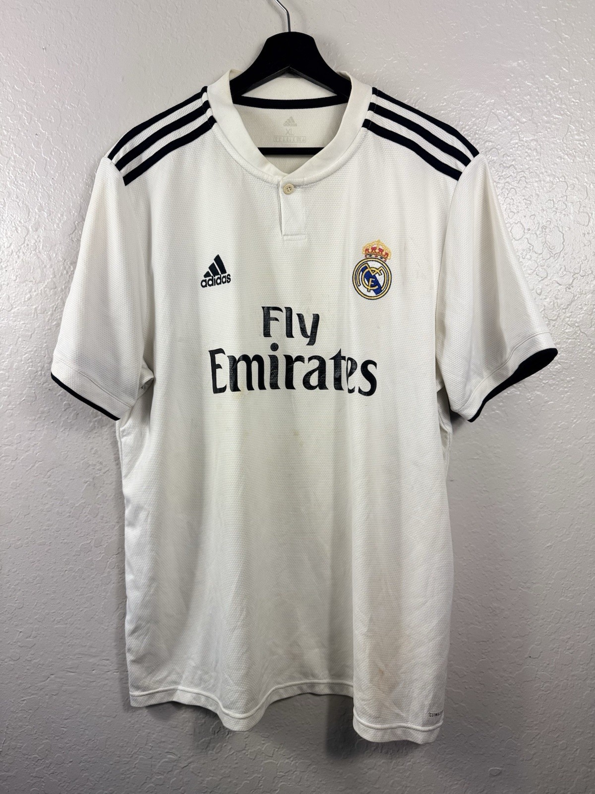 Real Madrid 2018-2019 Home Jersey | Vintage Soccer XL