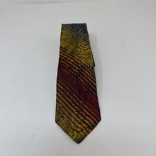 Vintage Liebert Skinny Colorful Striped Silk Tie