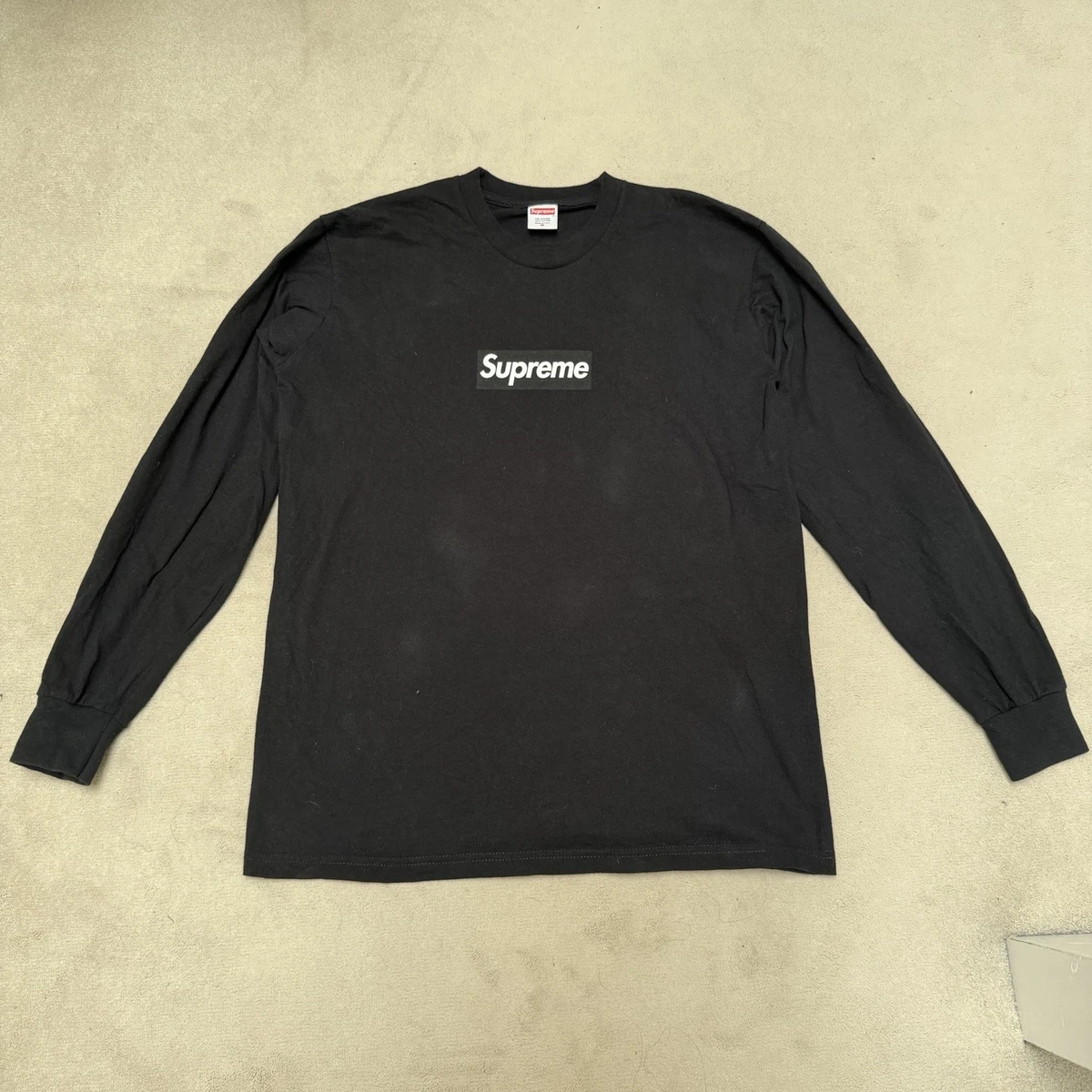 Supreme Black Long Sleeve T-Shirts for Men for sale | eBay UK