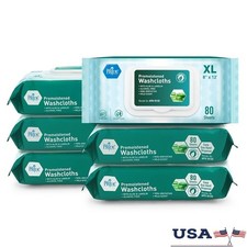 Soft Disposable Wipes Sensitive Skin Alcohol Free Incontinence Care 80 Count New
