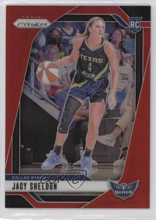 2024 Panini Prizm WNBA Red Prizm /299 Jacy Sheldon #4 Rookie RC 1pe9