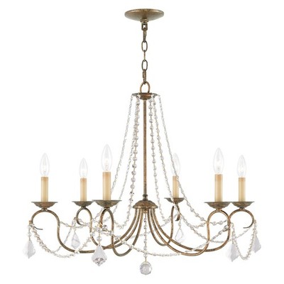 Livex Lighting 6516-71 Pennington 28''L x 28''W x 24''H, Venetian Golden Bronze