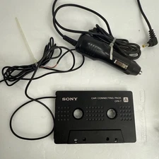 Sony CPA-7 Car Audio Cassette & Car Power Adapter DCC-E2455 Connecting Pack Set