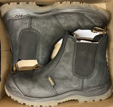 GREAT VALUE DeWalt Nitrogen BLACK Steel Toe Midsole Safety Dealer Boots Size 10