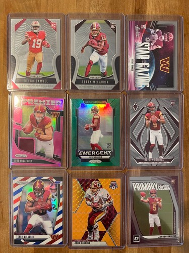 Washington Commanders Rookie Patch Insert Lot w/ Jayden Daniels + Friends WOW #3