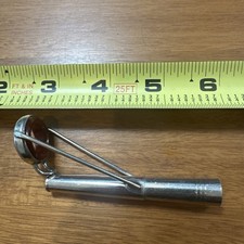 Vintage Mildrum Achat Tip Top Guide - Größe 24 Röhre (3/8") roter Stein Ring