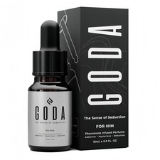 GODA For Him Pheromones Cologne for Men Infused with Real Pheromones 0.5oz/15ml