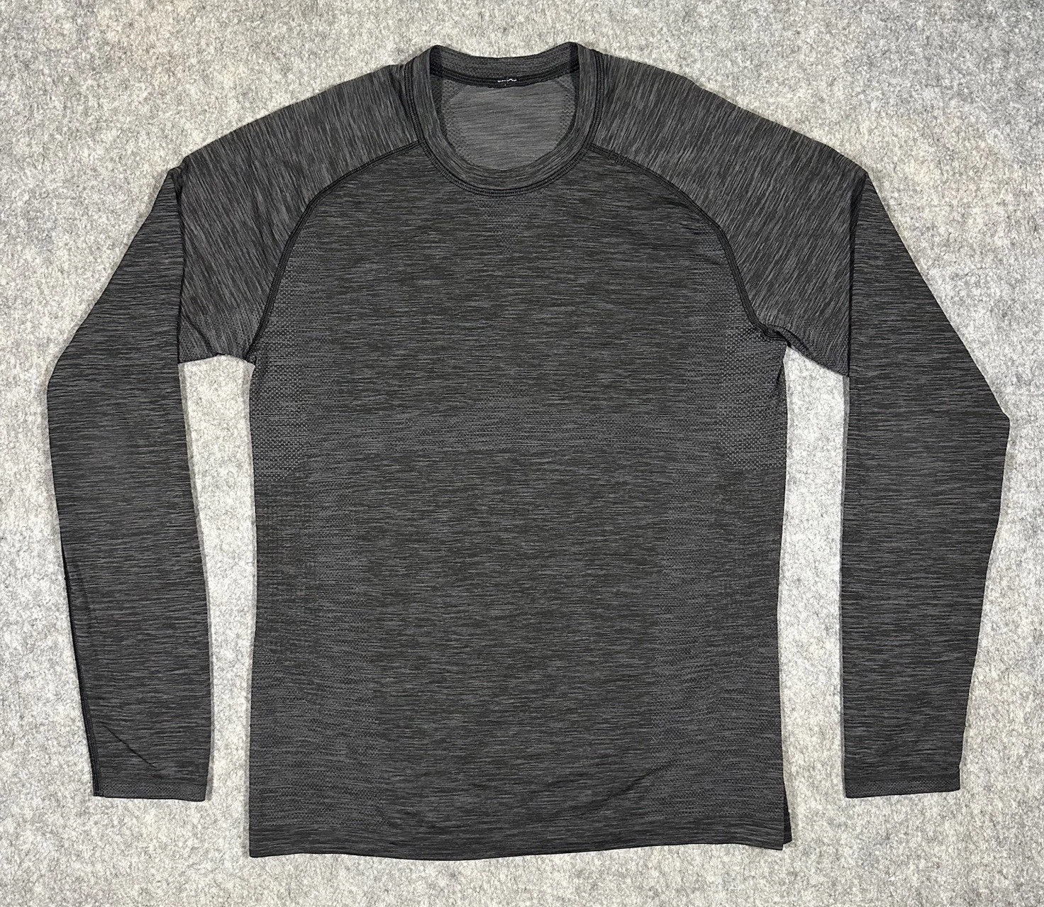 Lululemon Henley Metal Vent Tech Long Sleeve Shirt Men’s S Black Gym Running