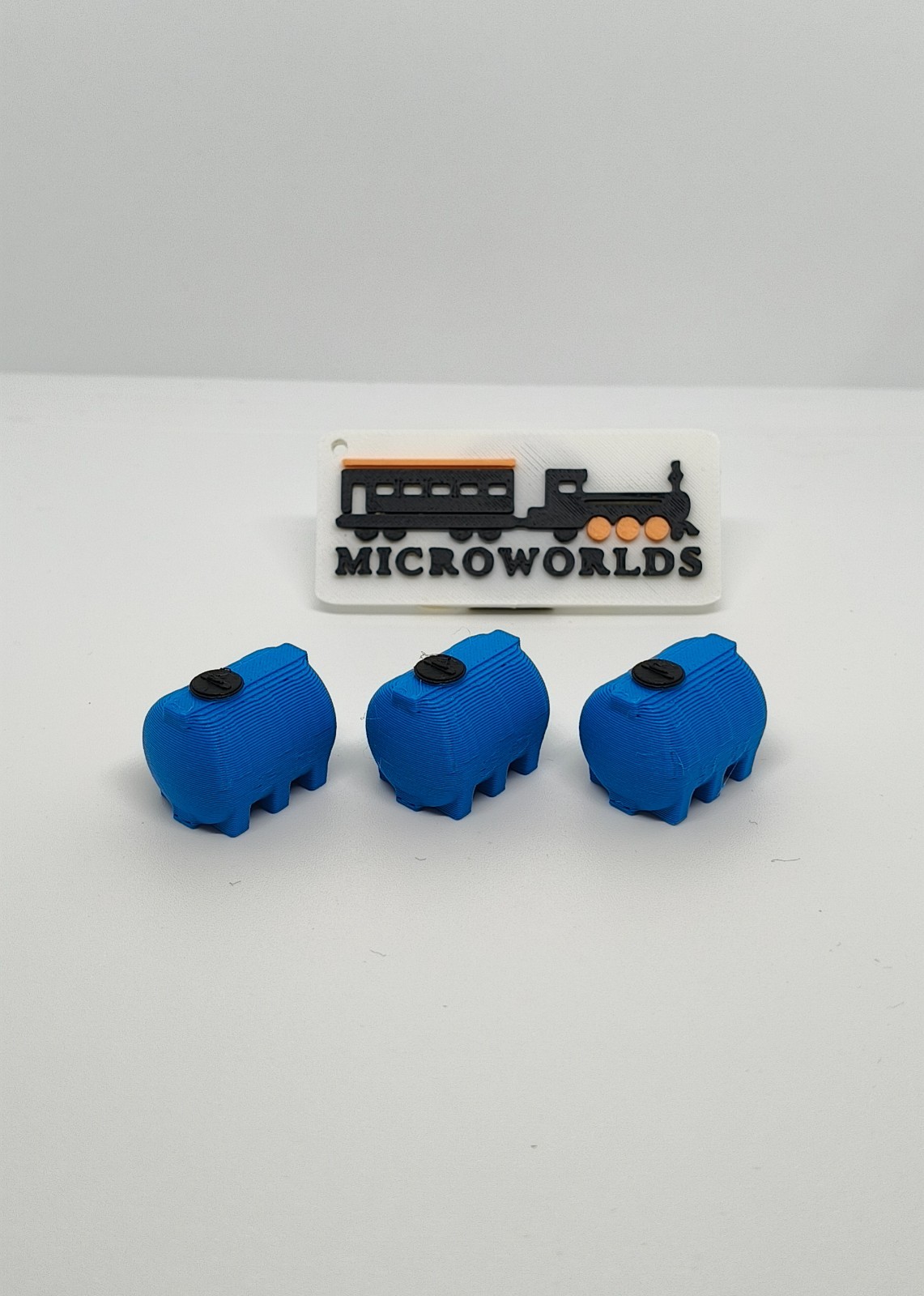 Serbatoio Cisterna vasca acqua ferrovia diorama modellismo Scala H0/1:87 - 3 Pz.