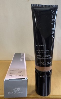 Mary Kay CC Cream Sunscreen Broad Spectrum SPF 15 (you choose) ~ Discontinued